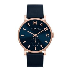 Marc jacobs navy/ rose gold watch
